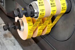 Gladtfeld Klebebänder im Flexodruck, Prüfmarken